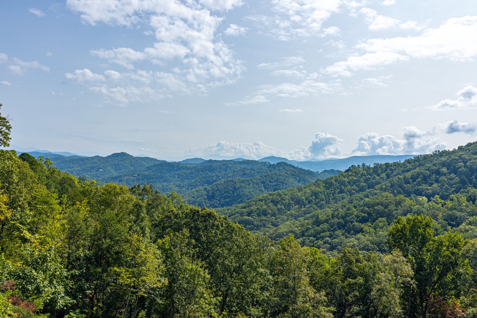 Mountain view at Black Bears & Biscuits Lodge, a 6 bedroom cabin rental located in Pigeon Forge