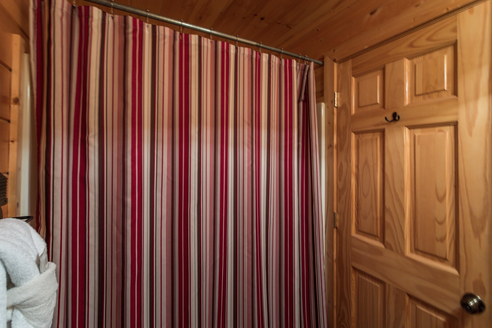 Shower in the bathroom at Better View, a 4 bedroom cabin rental located in Pigeon Forge