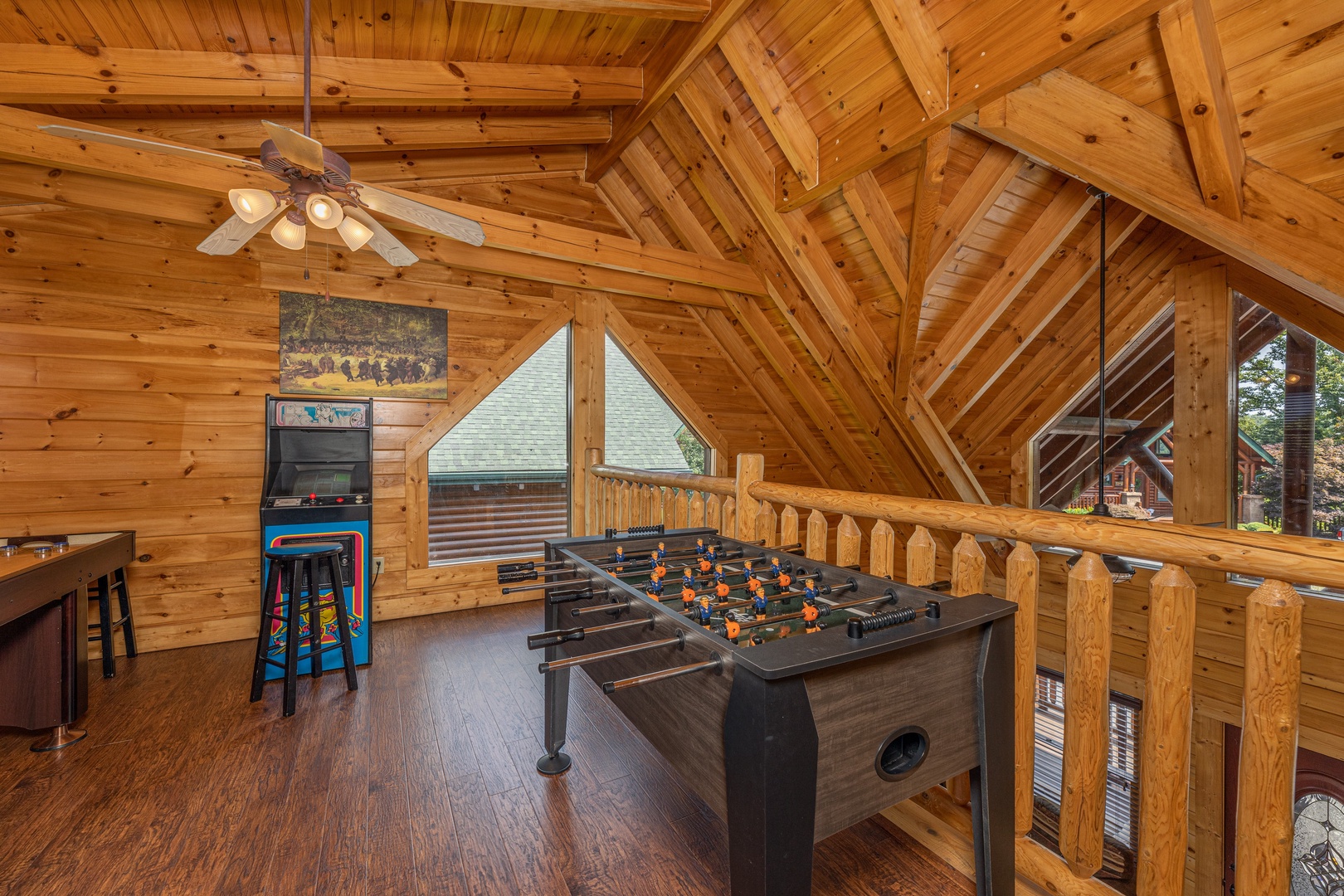 Foosball table at Loving Every Minute, a 5 bedroom cabin rental located in Pigeon Forge