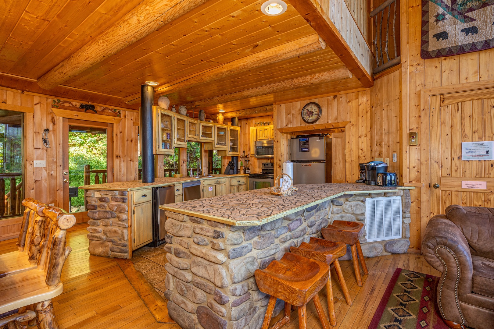 at a stunning view a 5 bedroom cabin rental located in pigeon forge