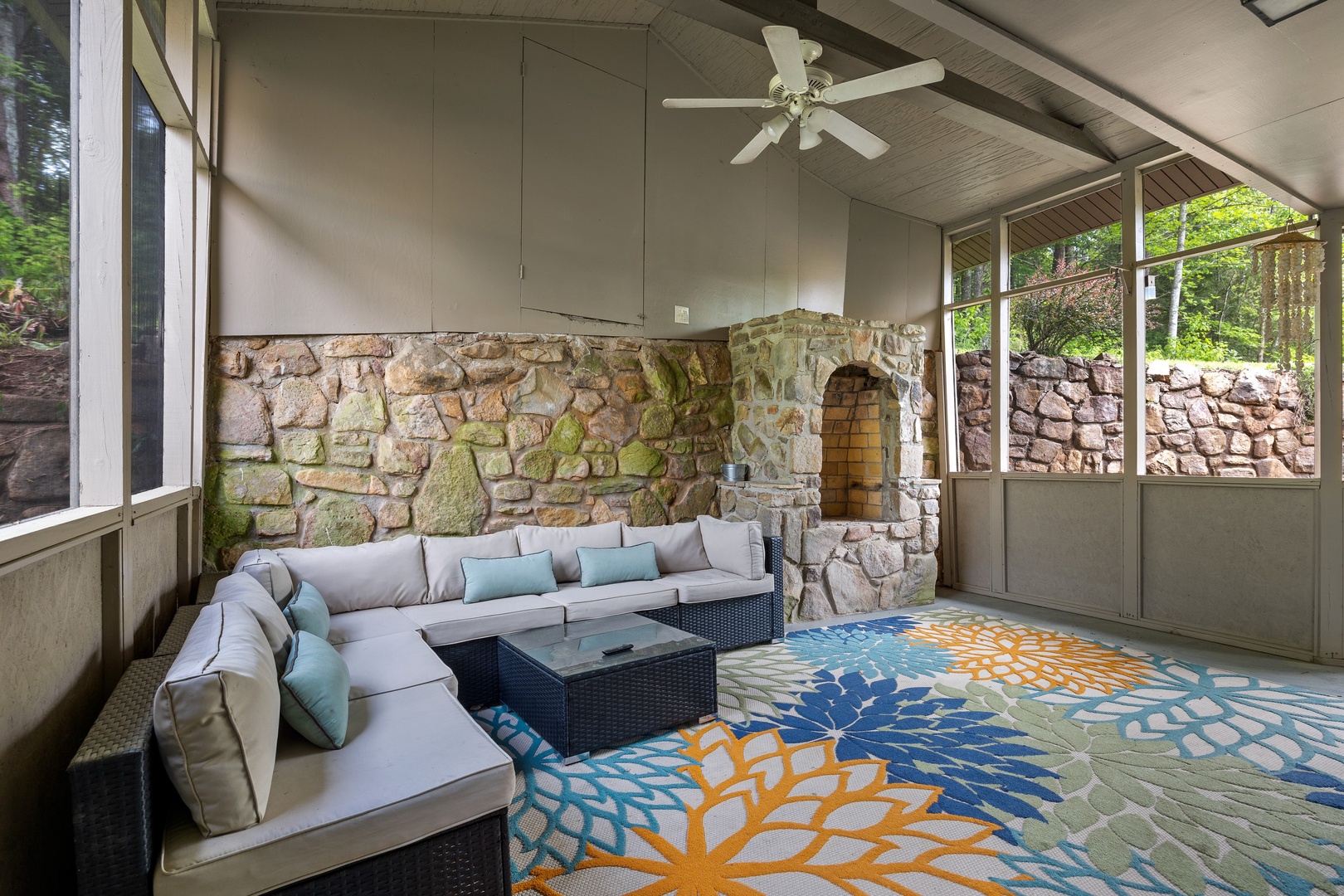 Outdoor Sectional And Ceiling Fan at Buckhorn Springs