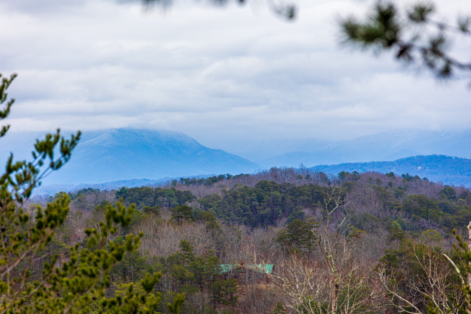 View From Blue Mountain Views, a 1 bedroom cabin rental located in Pigeon Forge