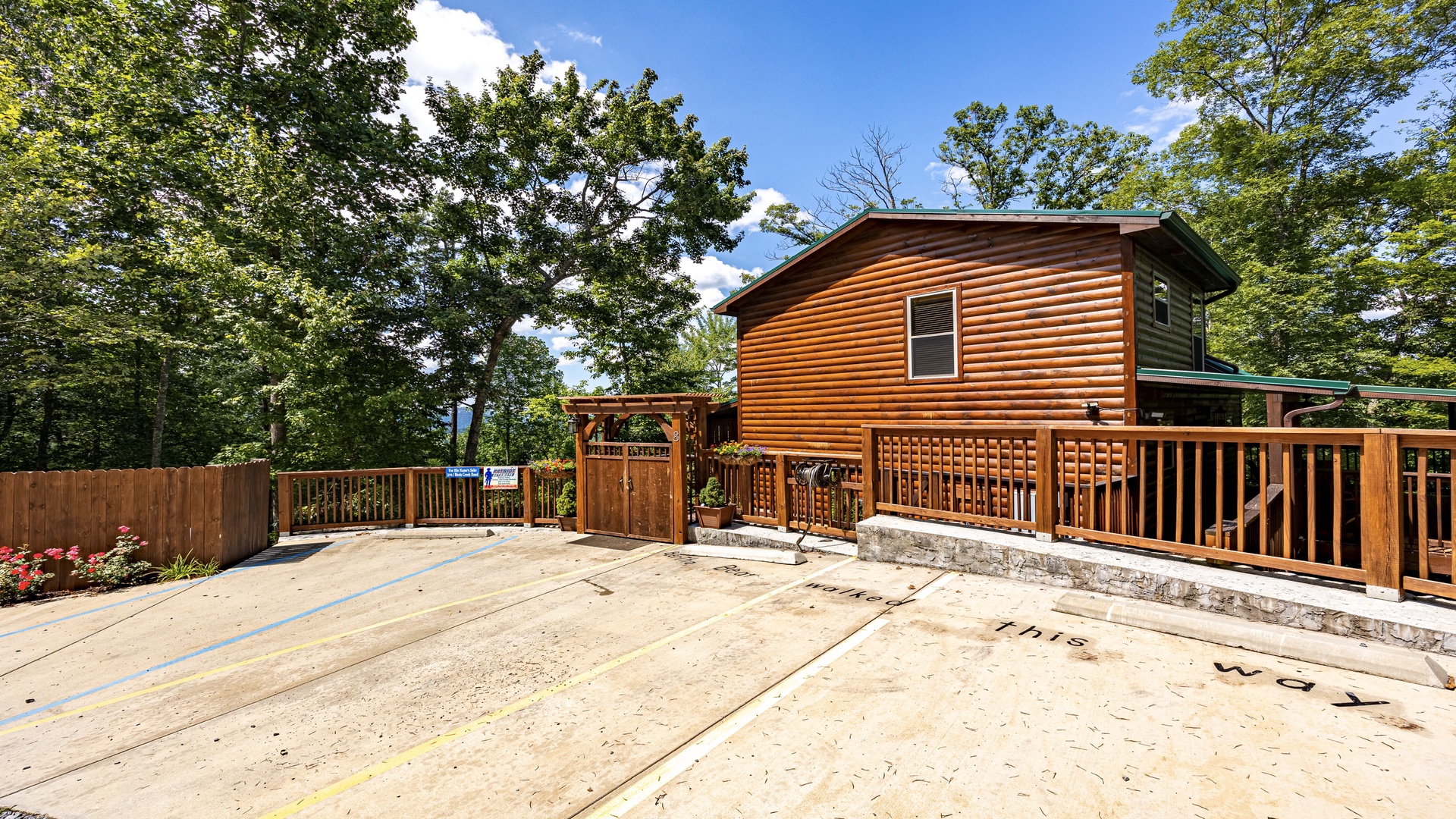 at for his name's sake a 3 bedroom cabin rental located in gatlinburg