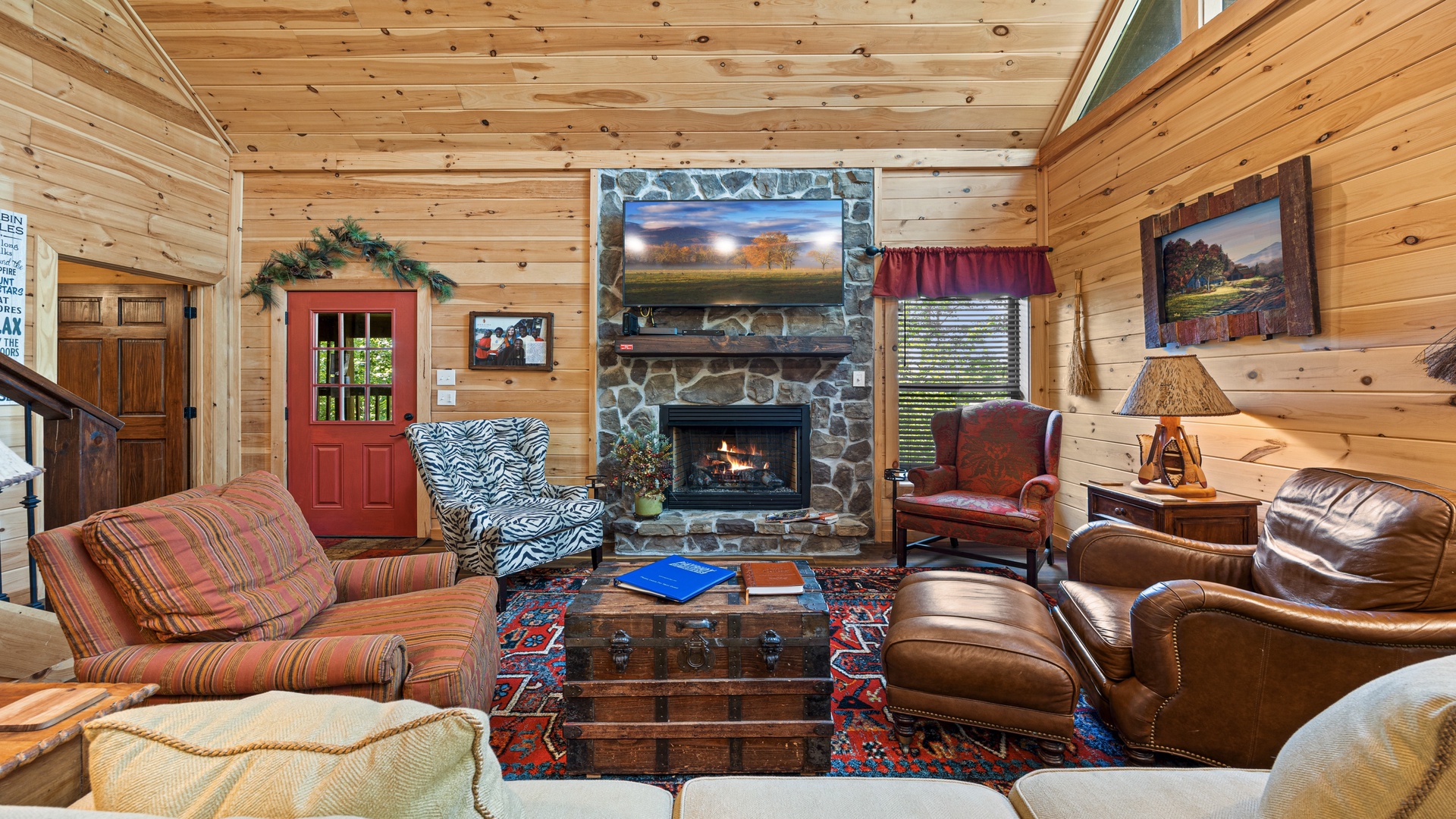 at for his name's sake a 3 bedroom cabin rental located in gatlinburg