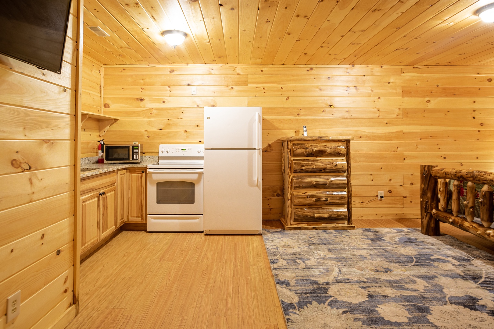 Second Kitchen at 3 Crazy Cubs, a 5 bedroom cabin rental located in pigeon forge