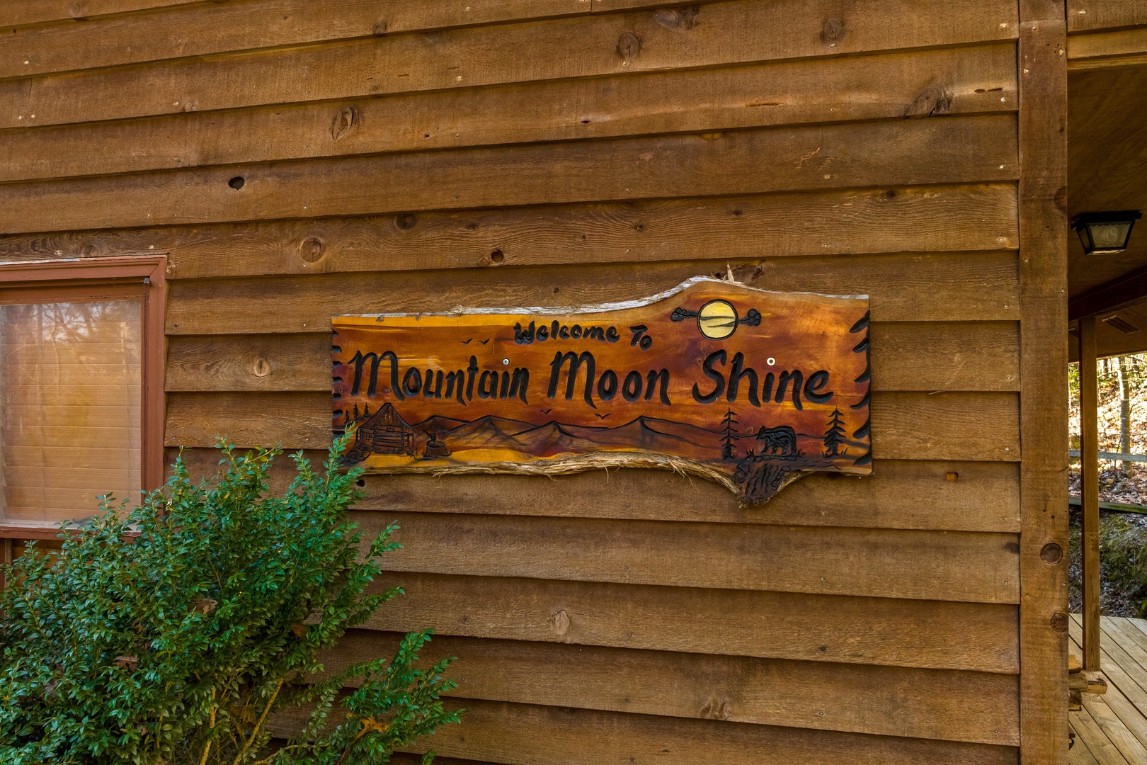 Sign at Mountain Moonshine
