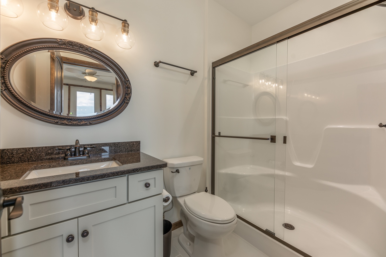 Bathroom with a shower at Mountain Celebration, a 4 bedroom cabin rental located in Gatlinburg