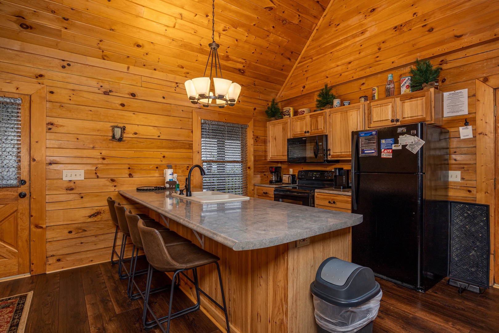 Breakfast Nook at Eagle's Nest, a 2 bedroom cabin rental located in Sevierville