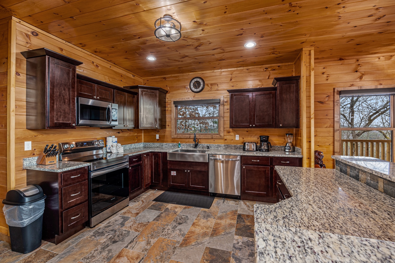 Kitchen appliances at Four Seasons Grand, a 5 bedroom cabin rental located in Pigeon Forge