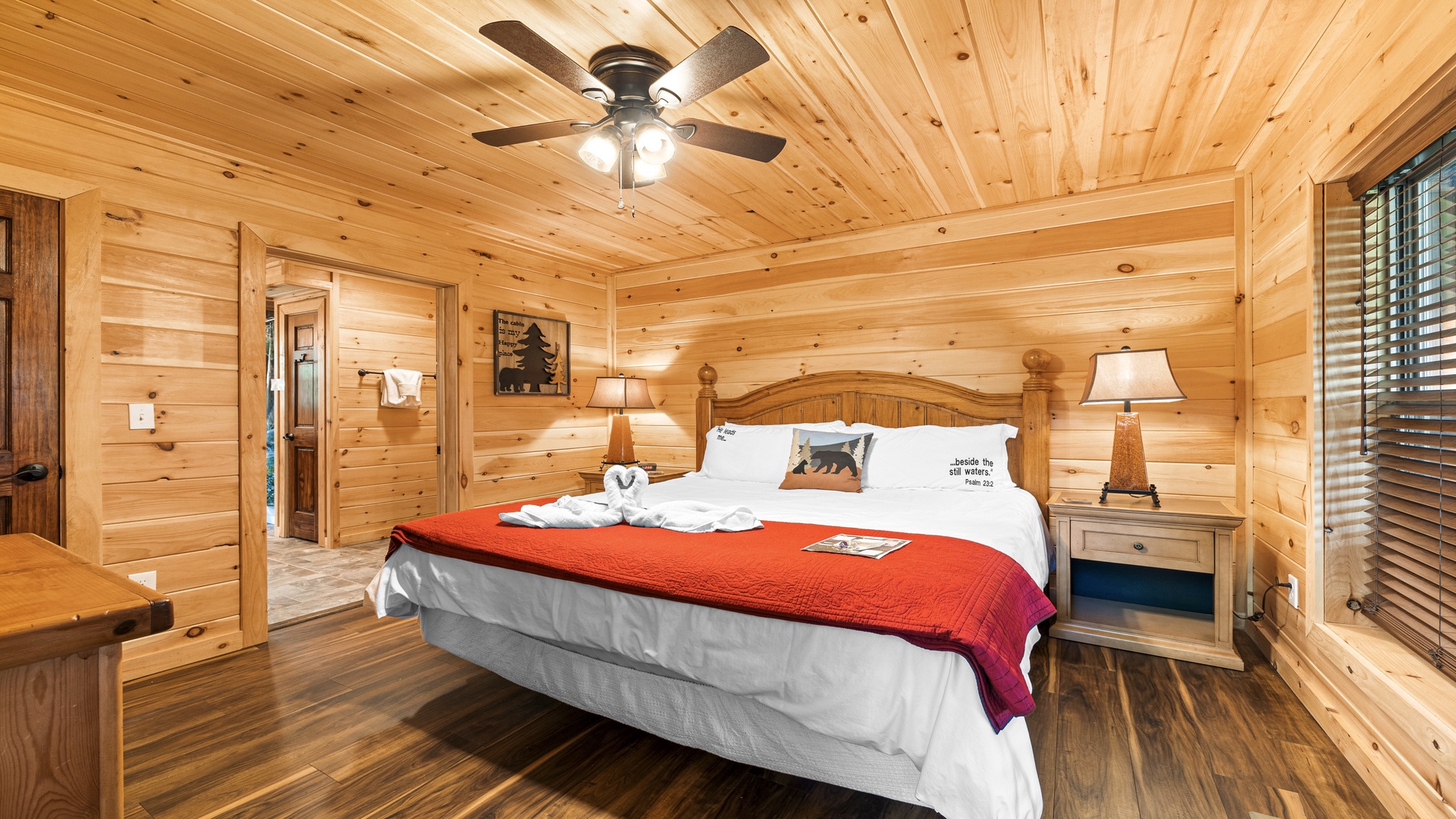 at for his name's sake a 3 bedroom cabin rental located in gatlinburg