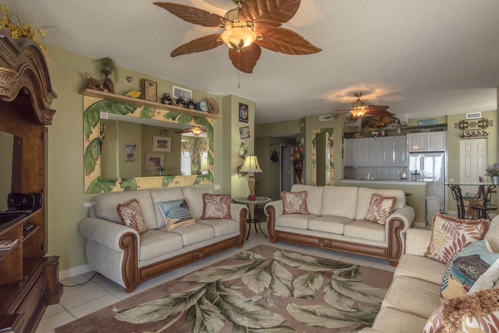 Beach Colony West 13A  Living Room and Dining Room