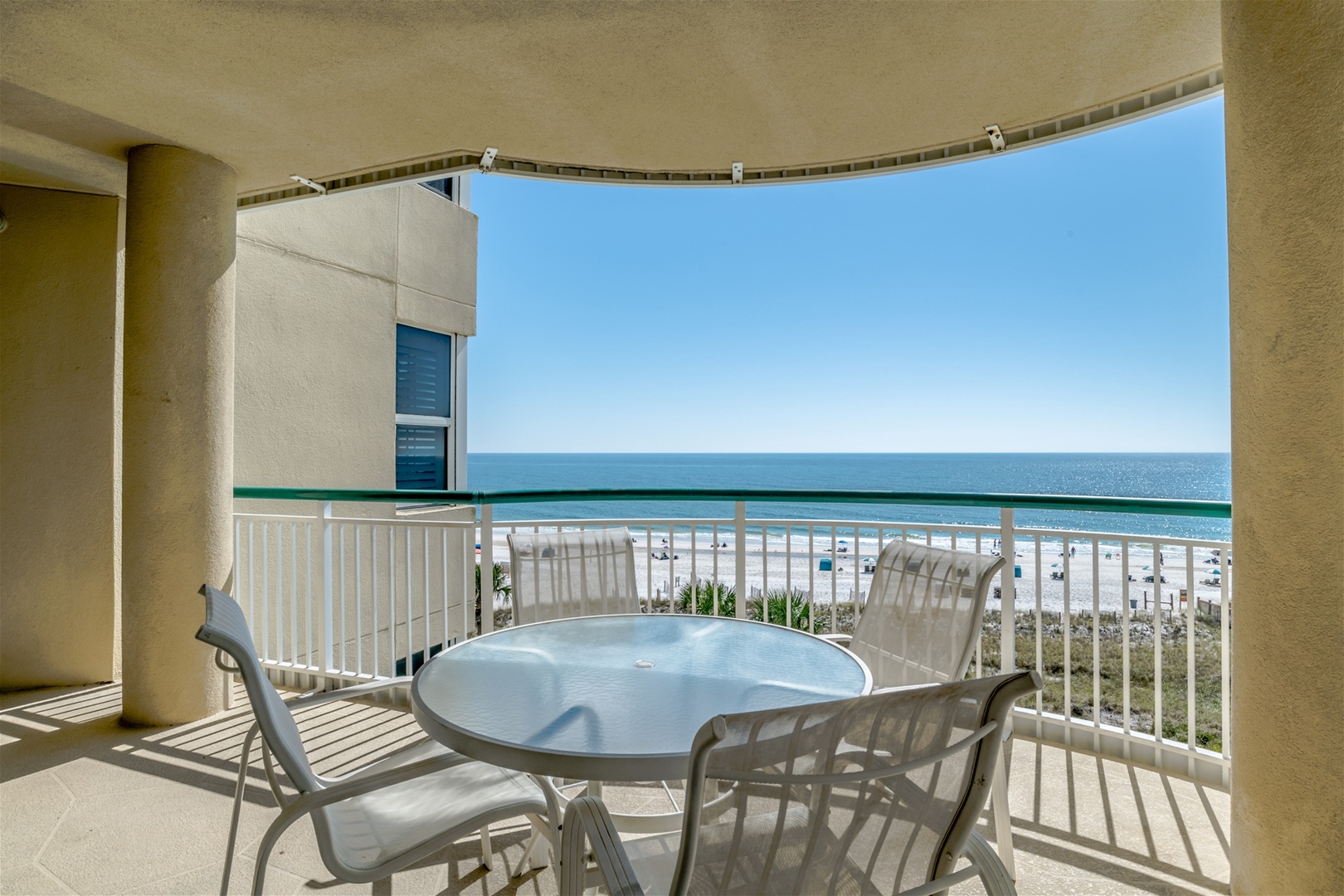 Beach Colony East Unit 3C Deck Chairs and Table