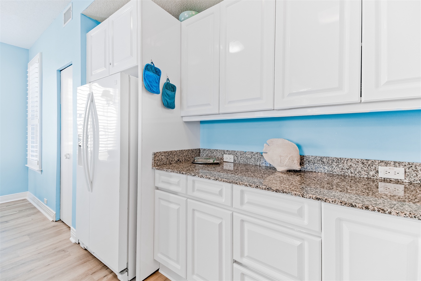 Beach Colony Tower 3D Kitchen Counter And Refrigerator