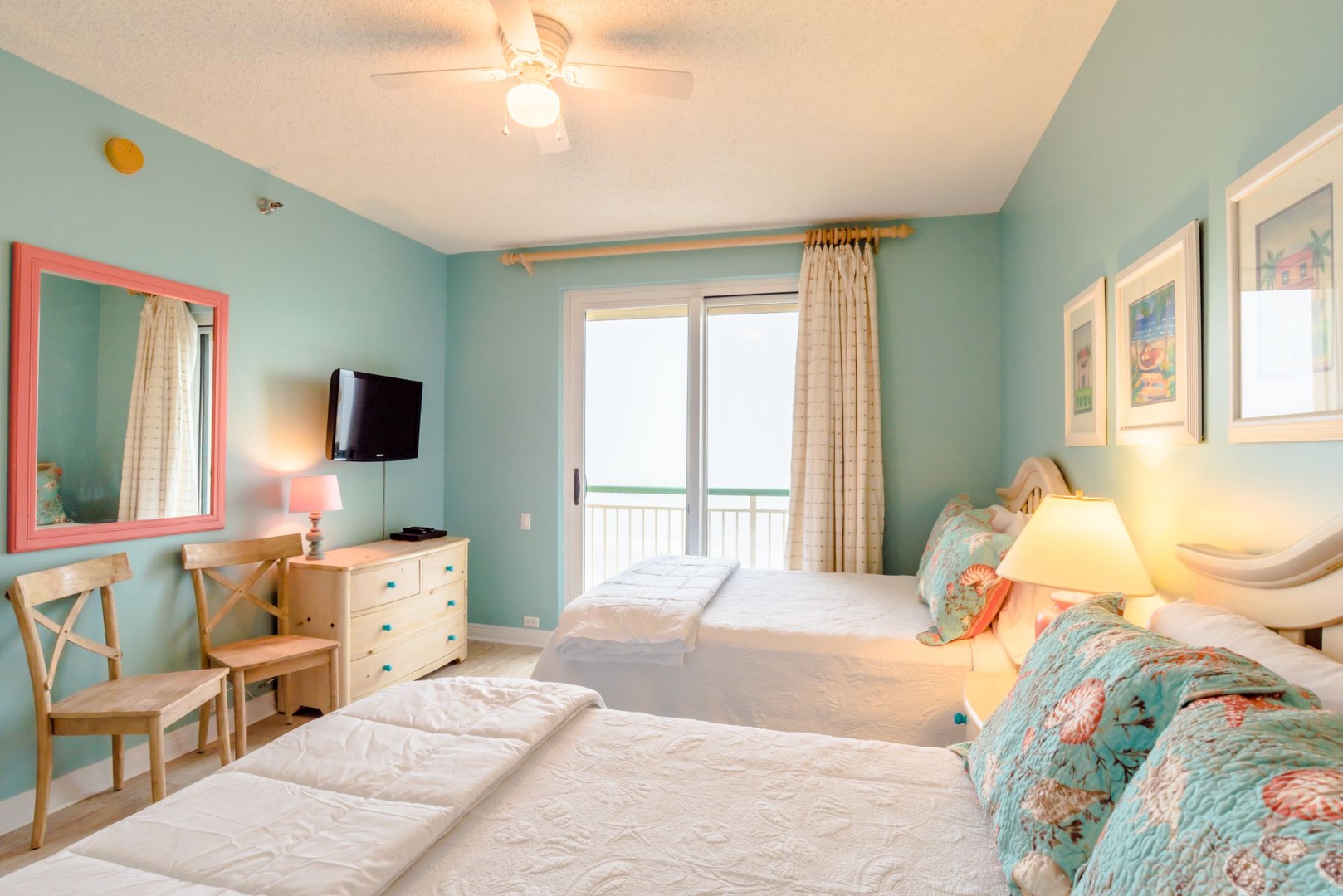 Beach Colony Tower 12D Guest Bedroom Two Double Beds