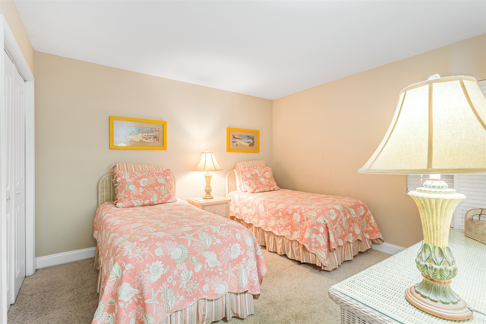 Ocean Breeze West 603 Guest Bedroom #2 Twin Beds