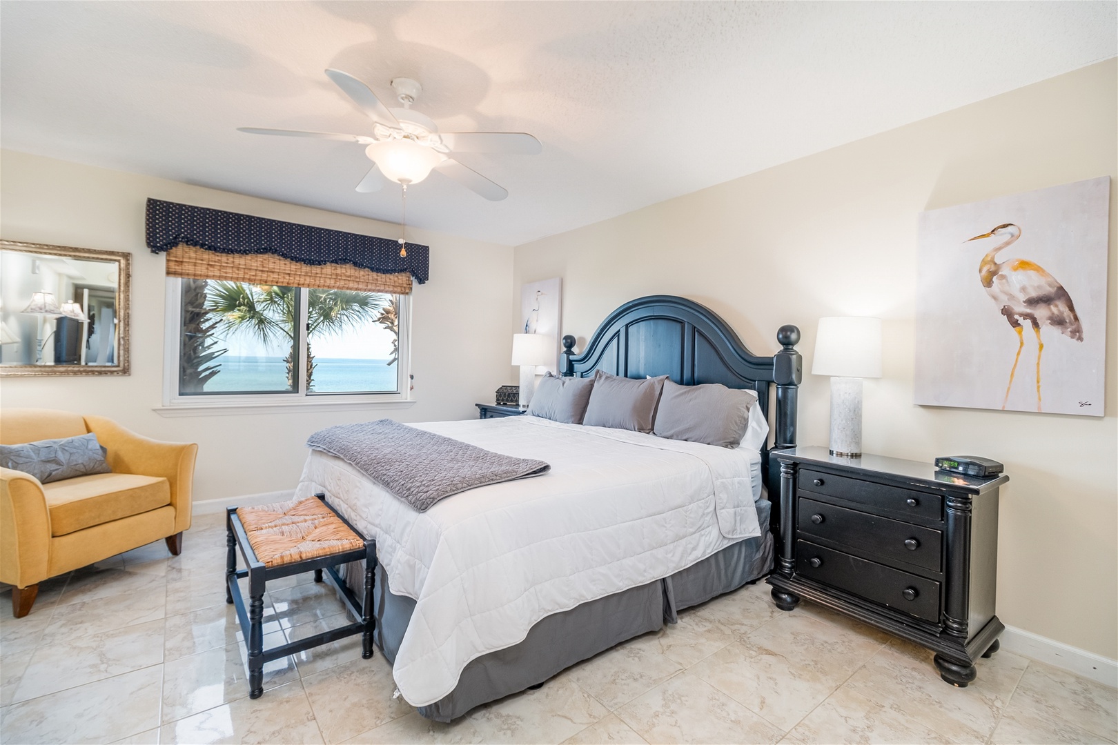 Sandy Key 222 Guest Bedroom #1 King Bed and Nightstands