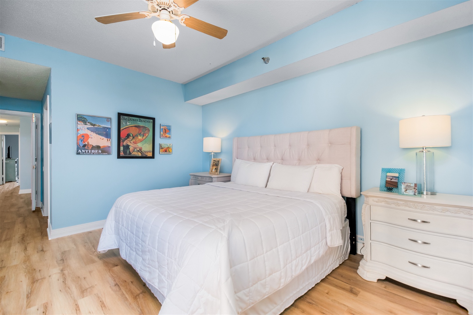 Beach Colony Tower 3D Master Bedroom King Size Bed
