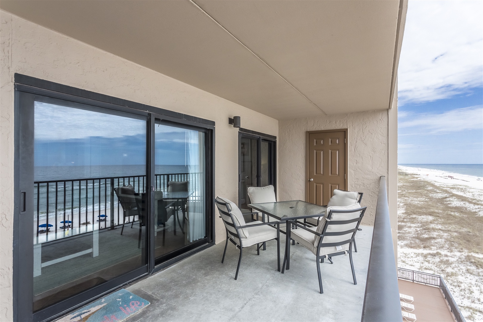 Ocean Breeze West 502 Balcony with Expansive Views