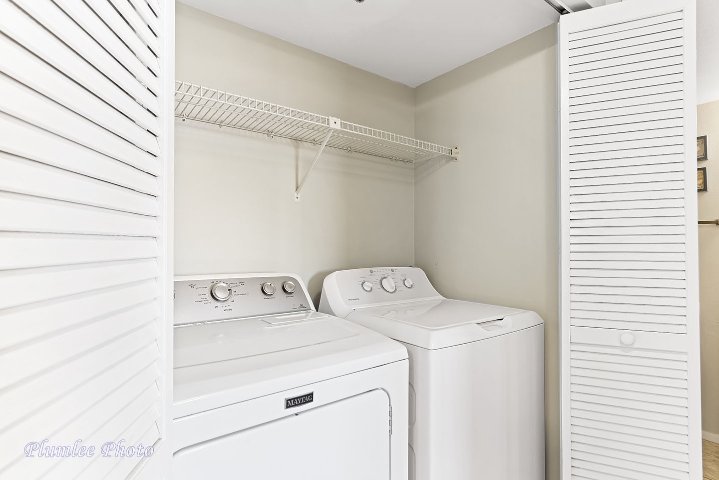 Washer and Dryer right in the condo