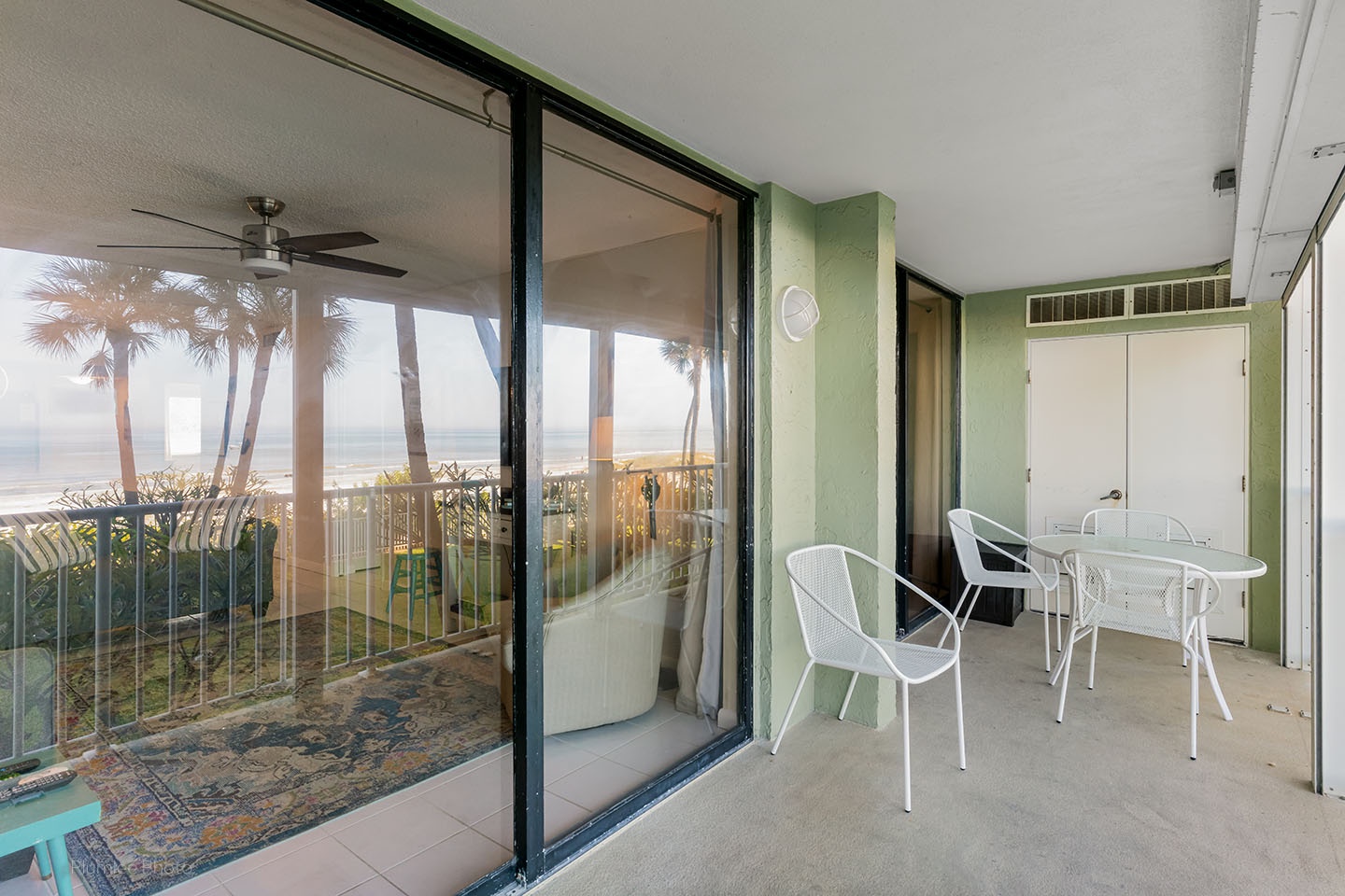 Beautiful sunsets from private balcony