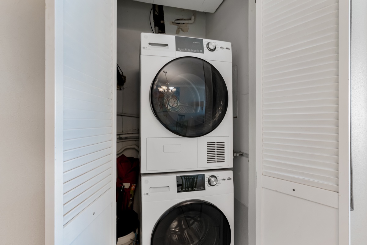 Washer and Dryer inside condo
