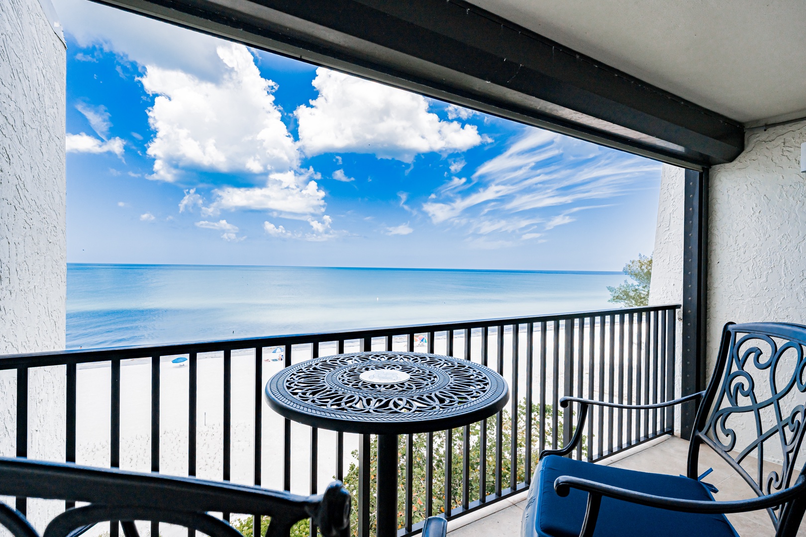 Step onto your private balcony to sip morning coffee while endless ocean views and soft breezes remind you why this retreat is unforgettable.