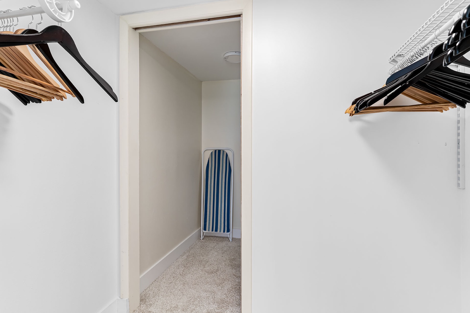 Large closet in primary bedroom