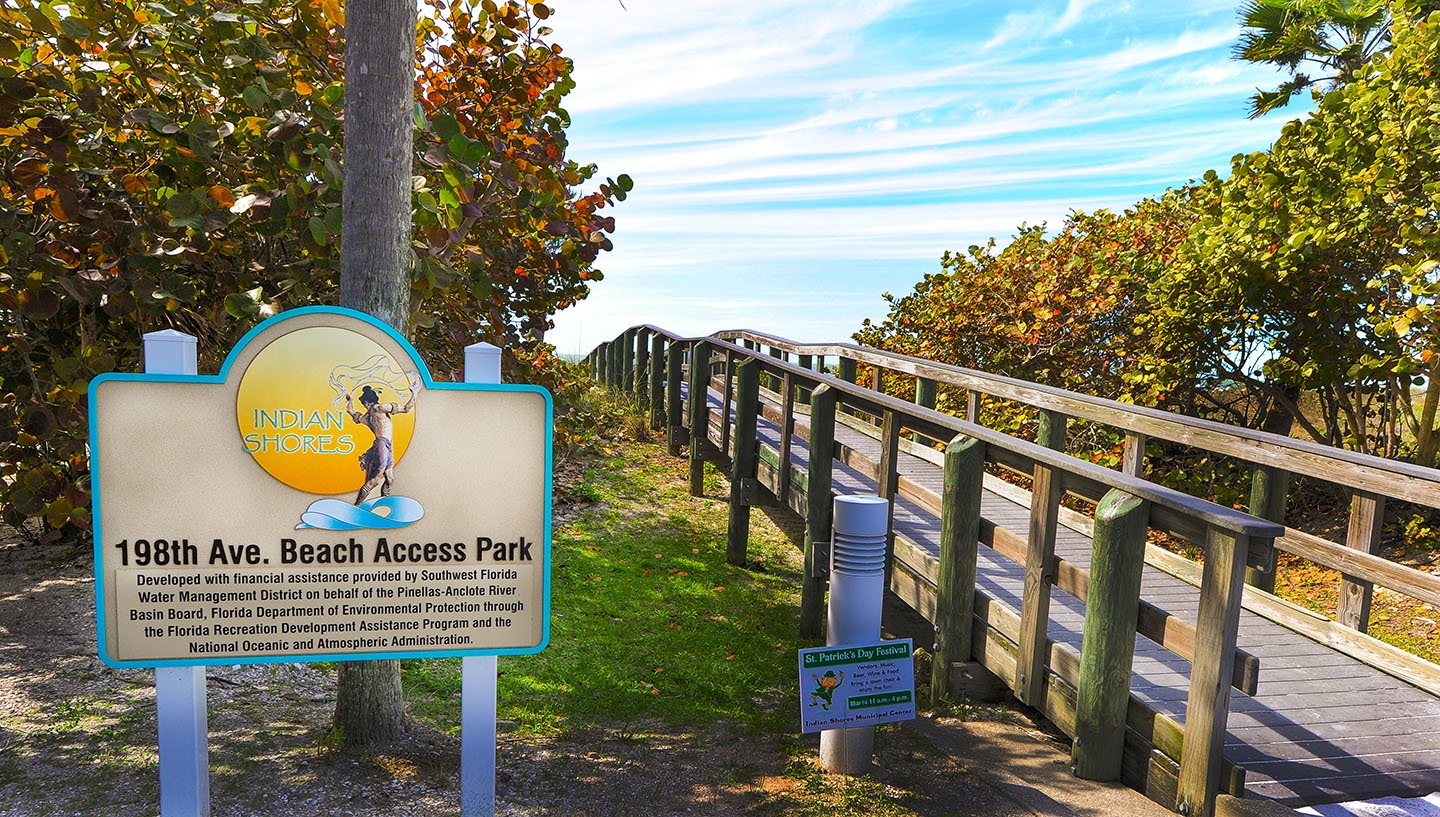 The 198th Ave. Beach Access is right across the street.