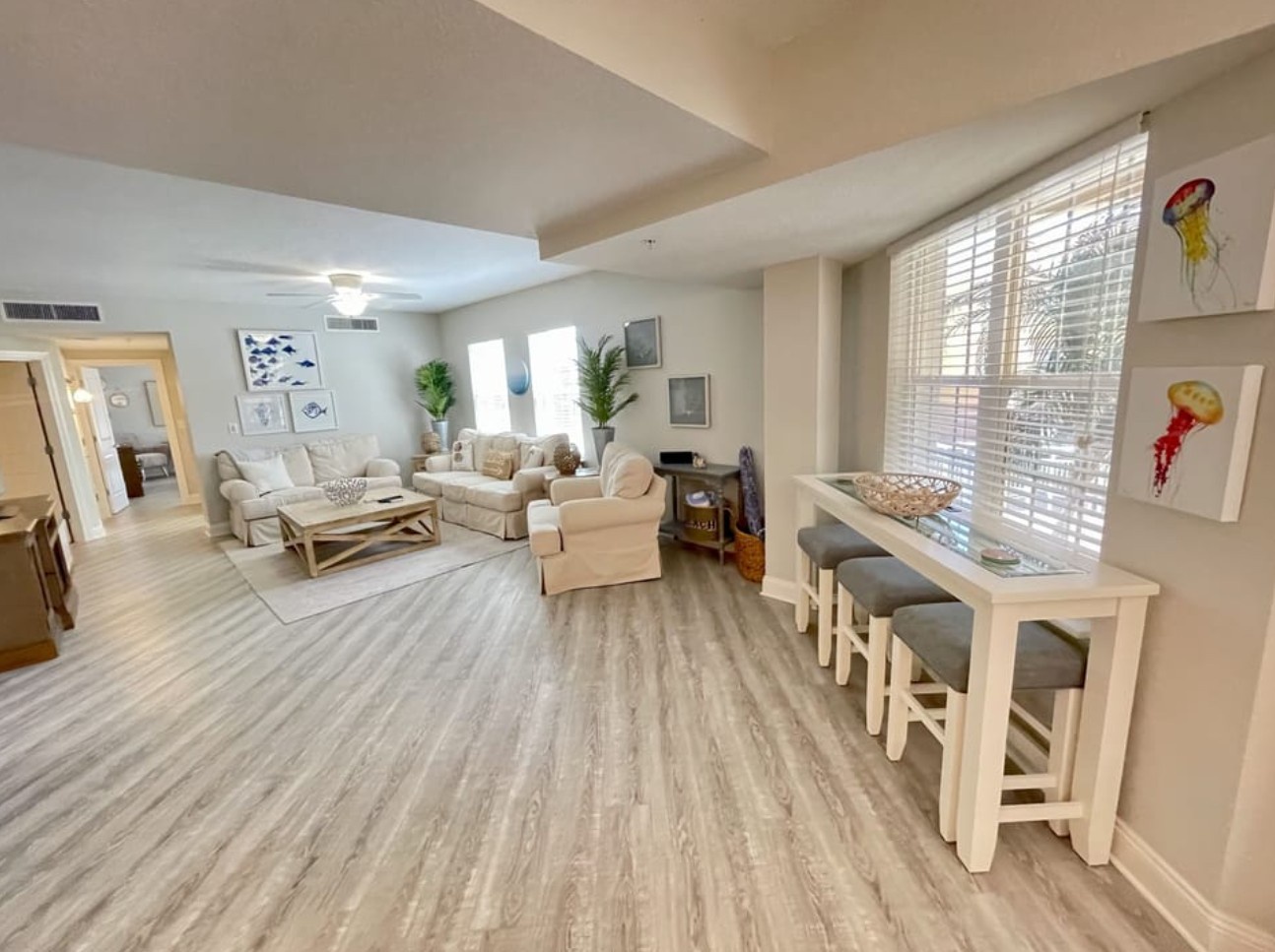 Additional bar seating or work area (if you must)