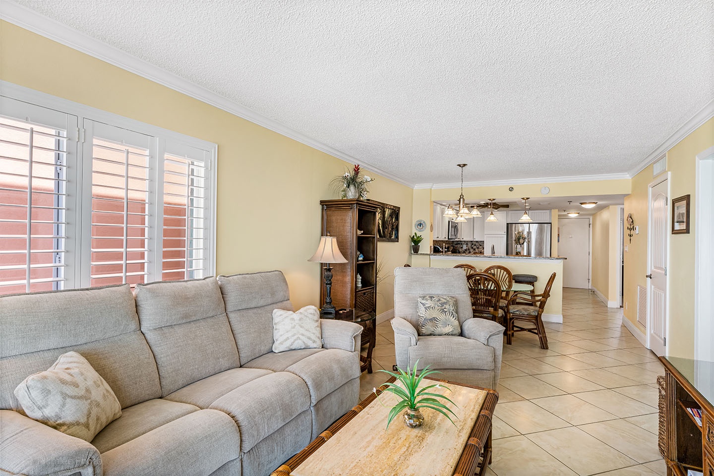 Corner unit has extra windows