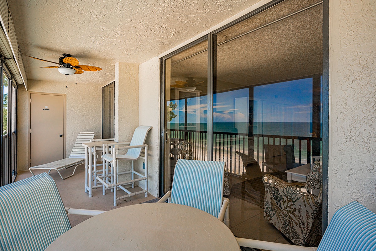 Step onto your private oceanfront balcony where sea breezes and stunning views await. Unwind in comfortable seating while the waves create your soundtrack.