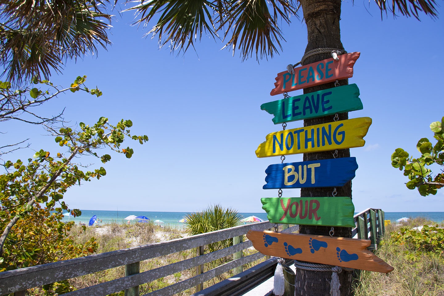 Signature Indian Rocks Beach sign.