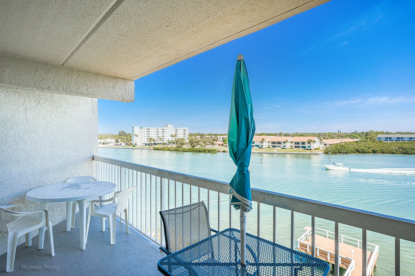 Large balcony perfect for al fresco dining.