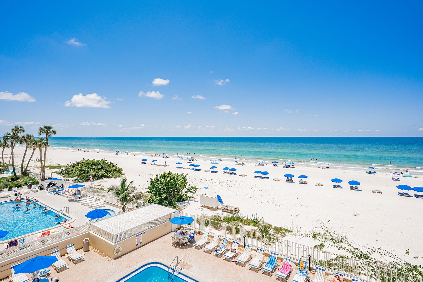 View from private balcony