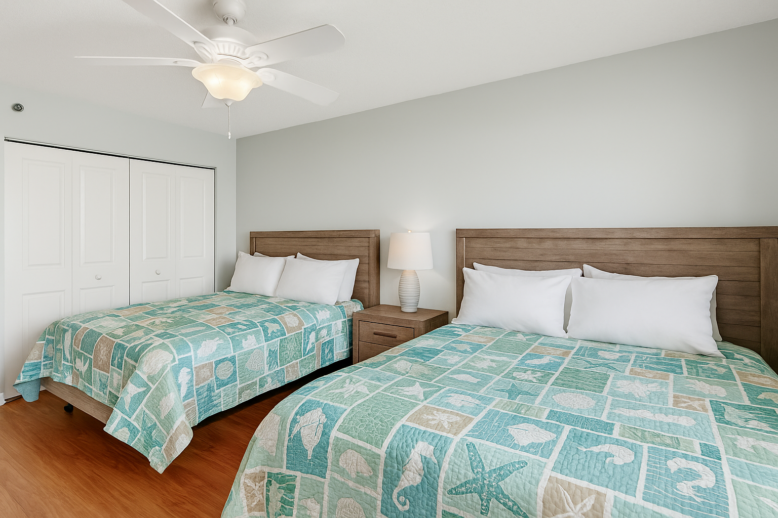 2nd bedroom has closet and dresser