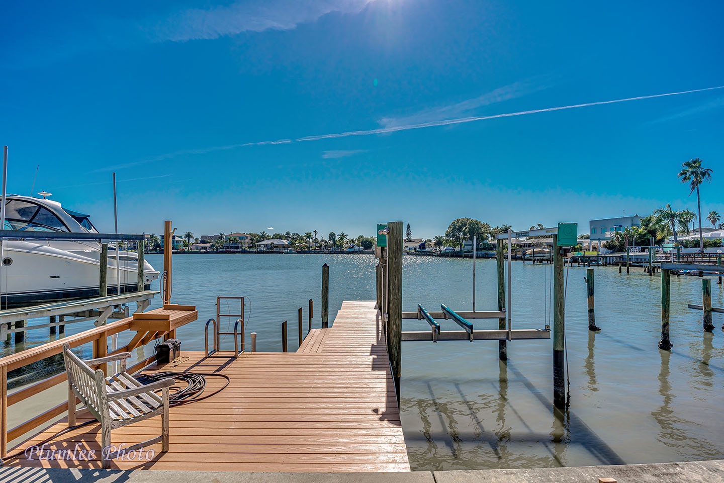 Relax or fish from your backyard dock
