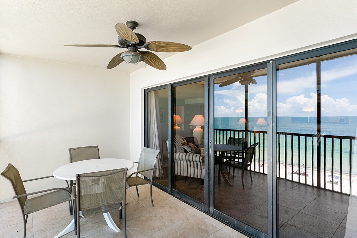 Your private oceanfront dining space where you can savor meals with endless sea views and gentle coastal breezes.