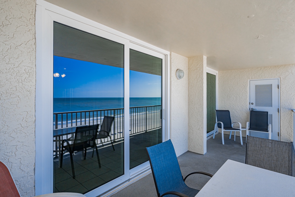 Step onto your private balcony where ocean breezes and endless sea views create your perfect coastal retreat.