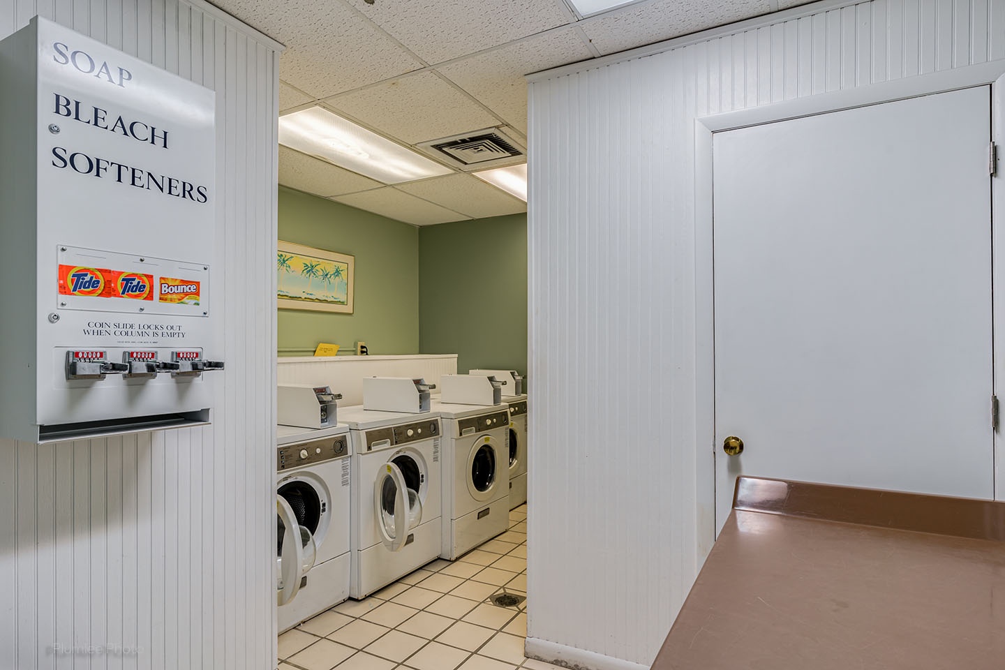 Laundry vending machine available