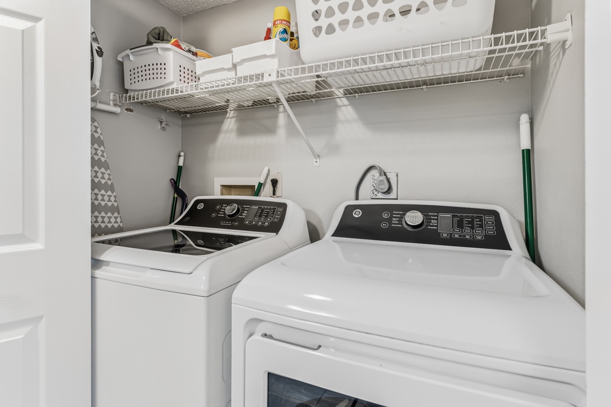 Washer and Dryer inside condo