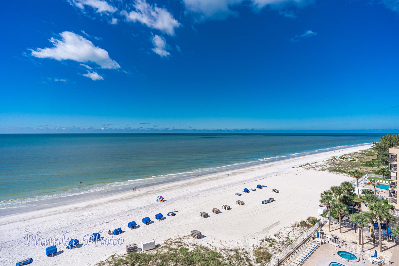 Looking slightly northward up beach