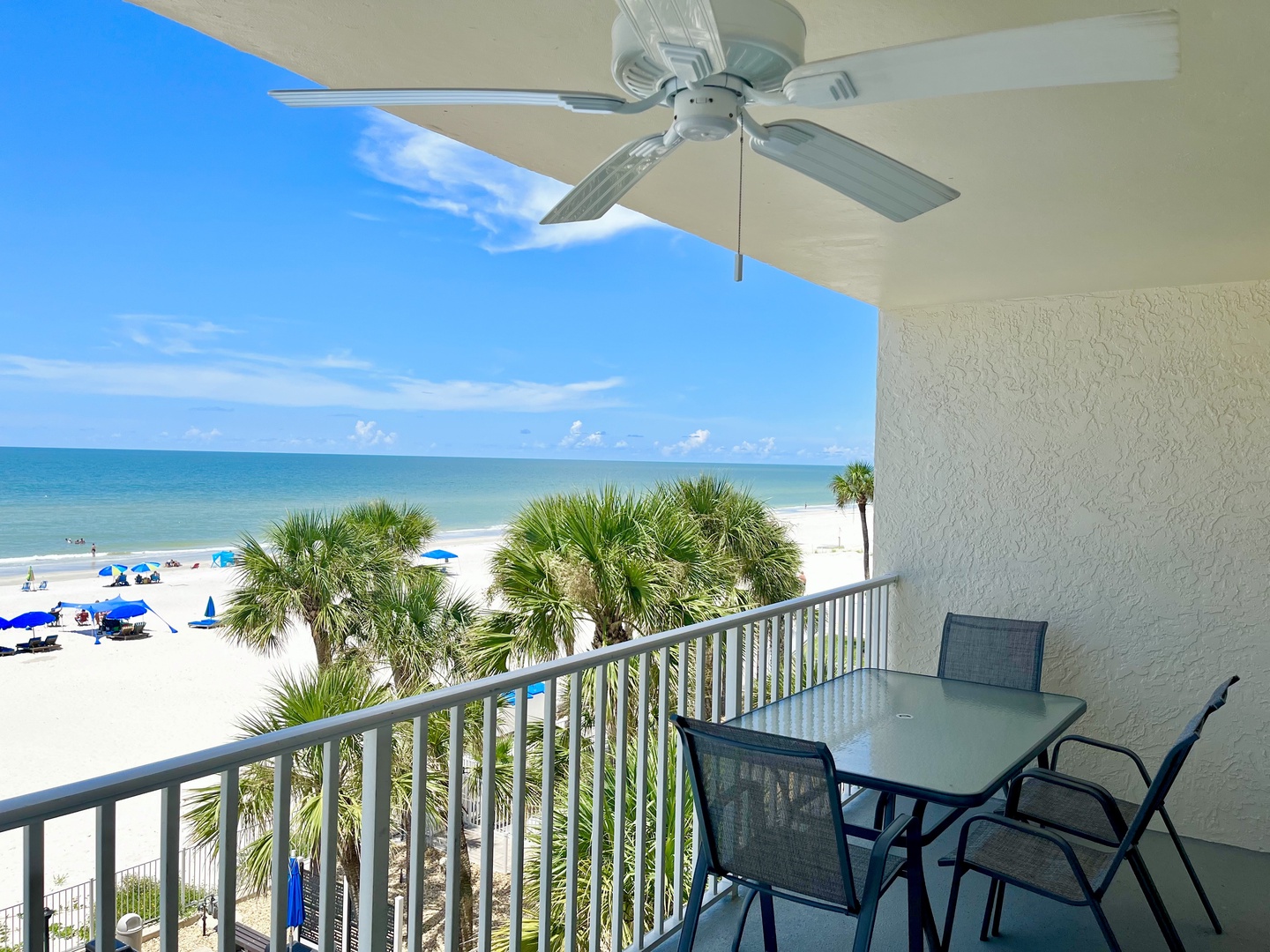 Ceiling fan for added comfort