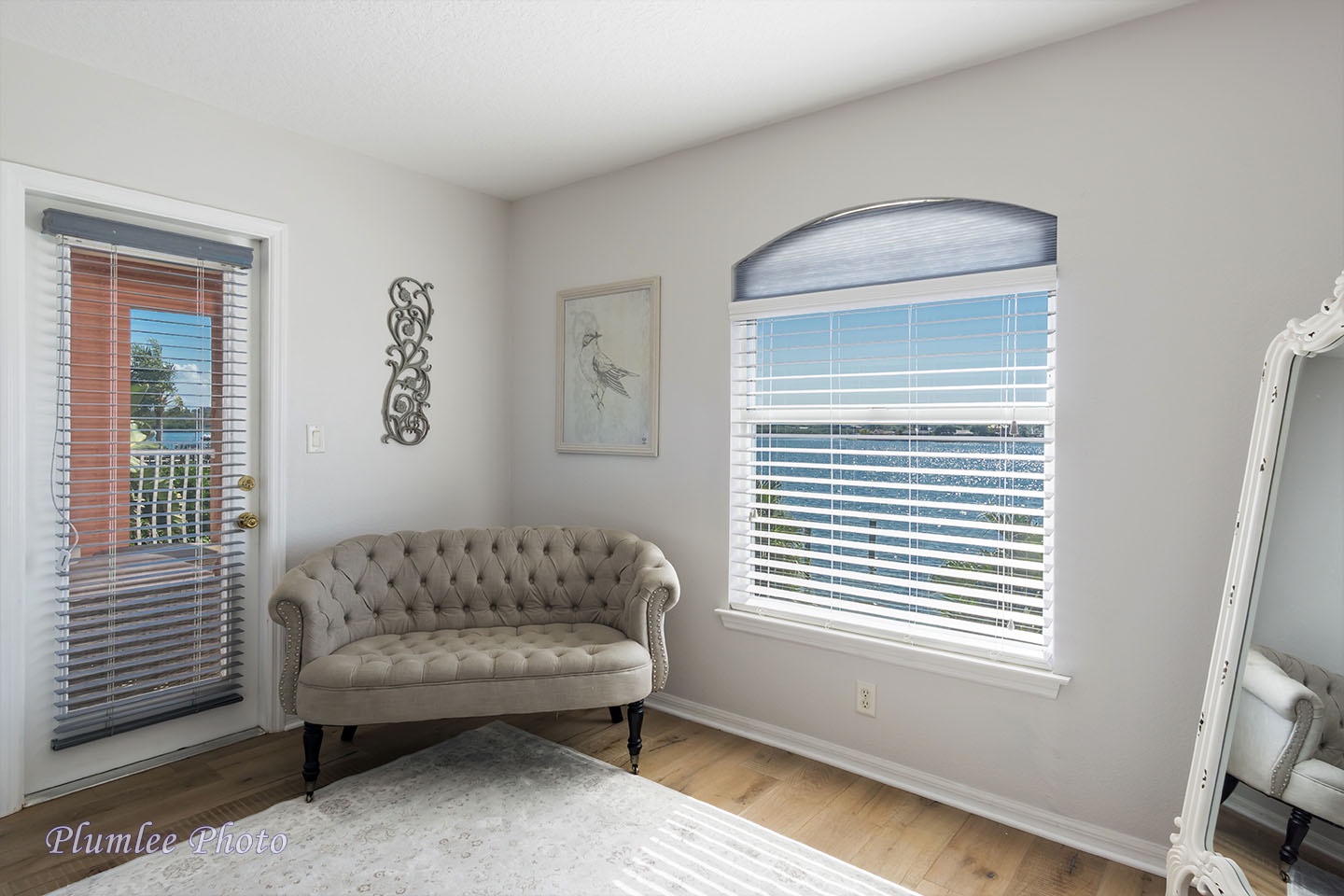 Bedroom 2 has access to the 2nd floor balcony.