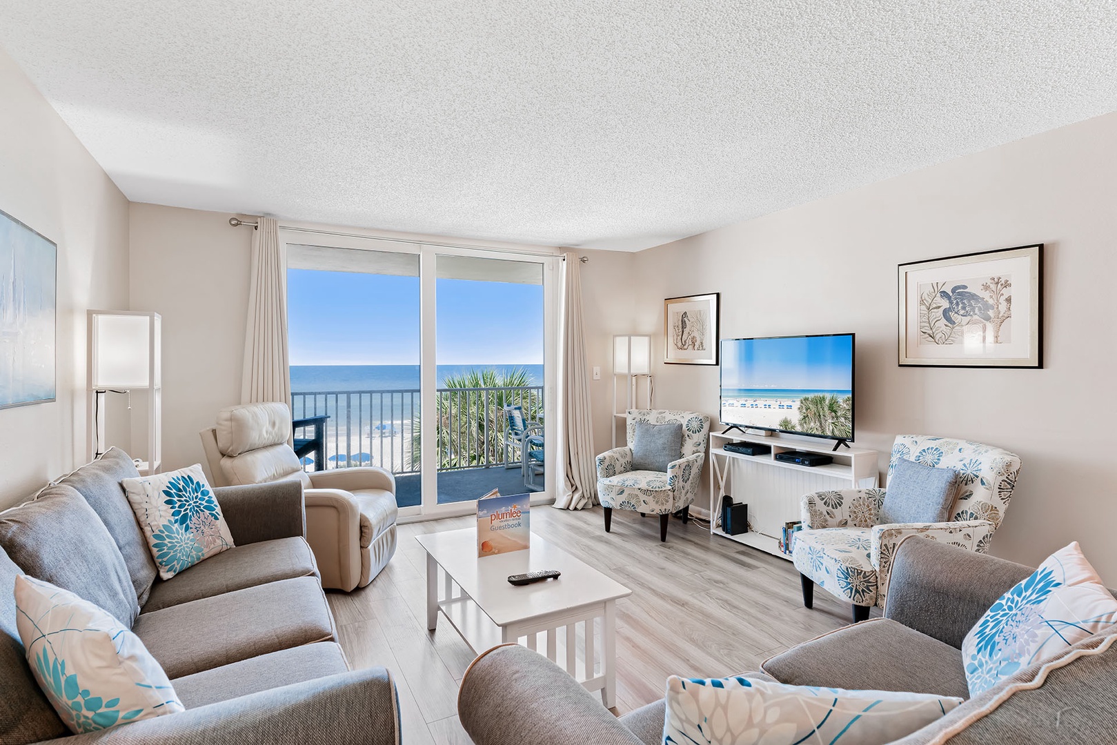 Beach front living room