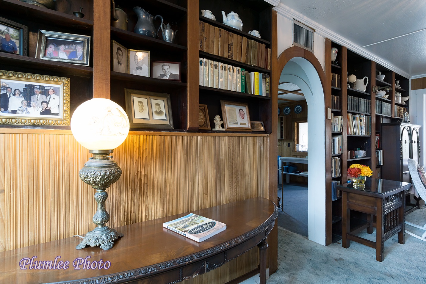 2nd Floor.  Vintage furnishings in the Library.