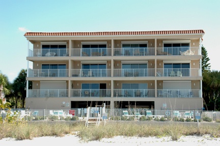 The beach side of the Oceanway building.