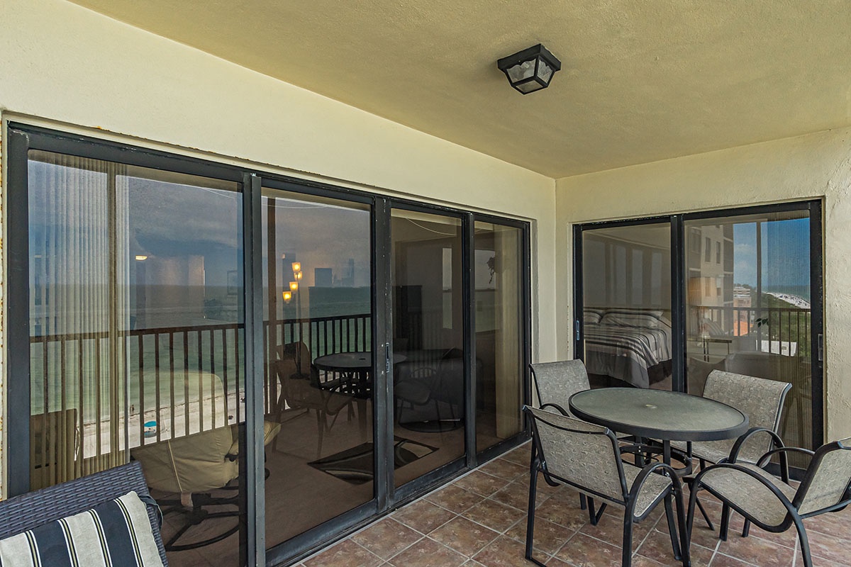 Step onto your private balcony where ocean views and evening breezes create the perfect setting for meals with loved ones.