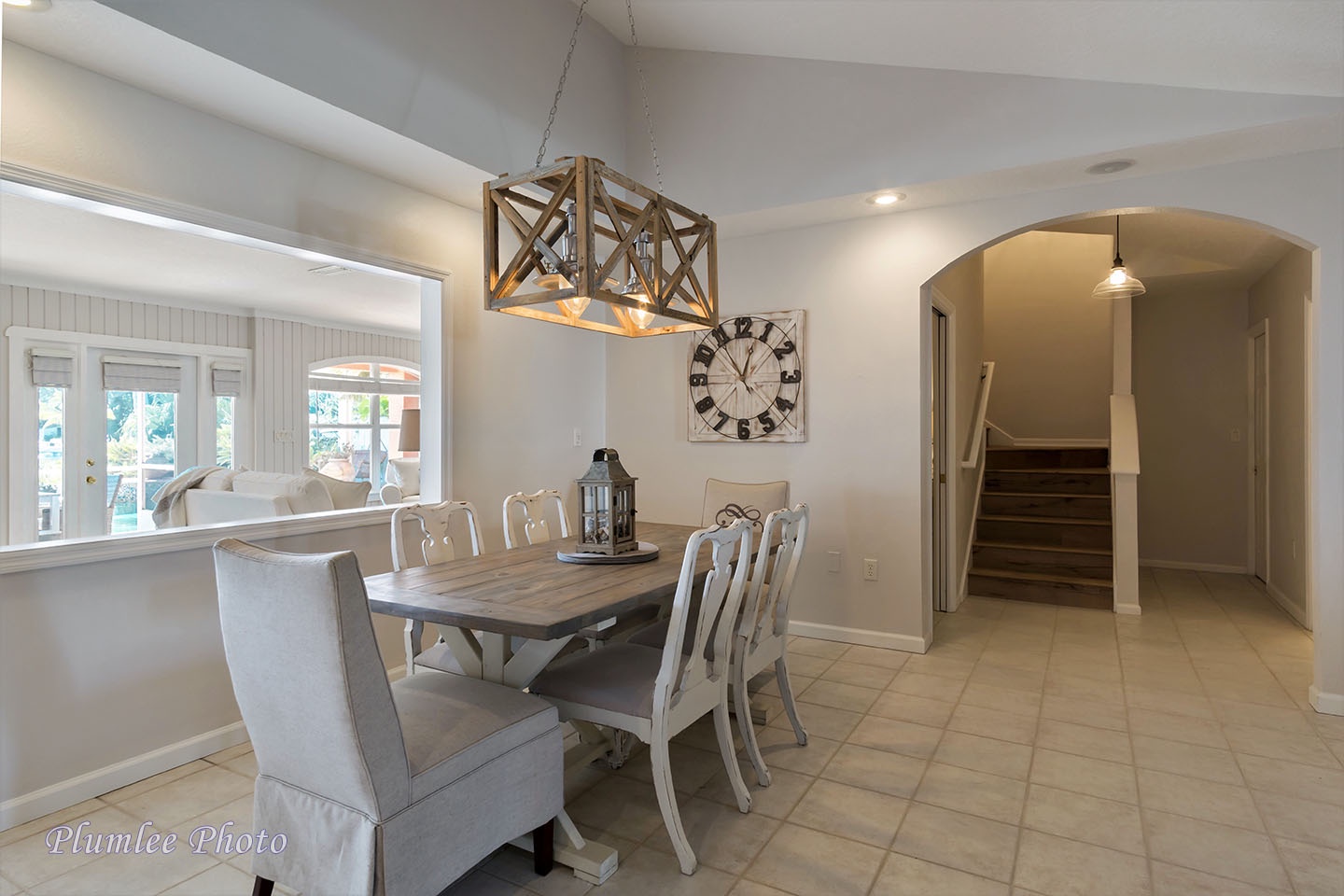 The formal dining room.