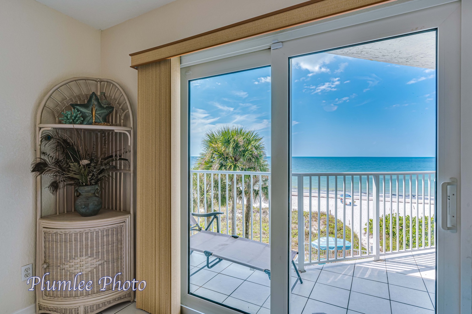 West balcony off Dining area