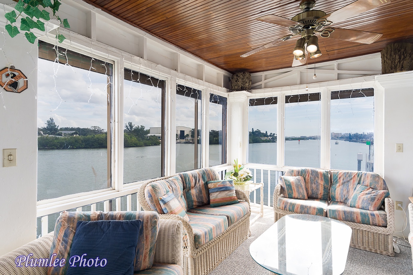 The 2nd Floor Sunroom in The Historic Boathouse.